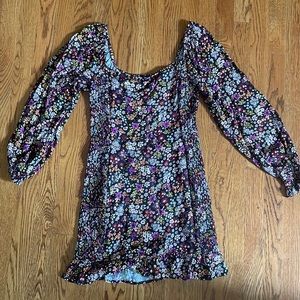 Forever 21 floral stretchy dress